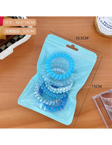 Coletas de Pelo Espirales Chuchu, 6pcs Multicolor para Mujeres Coletas de Pelo Espirales Chuchu, 6pcs Multicolor para Mujeres