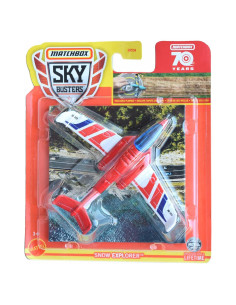 Matchbox Explorador de Nieve 1:64 Rojo - Avión de Juguete
