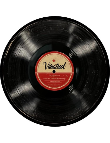 PopGrip Adhesivo Reproductor de Vinilo PopSockets Negro