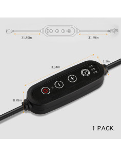 Interruptor de Atenuador Temporizado Chestele 1.8m 100W 2
