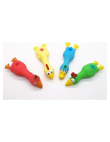 Juguetes de Goma Squeaky CatYou 4 Piezas para Perros