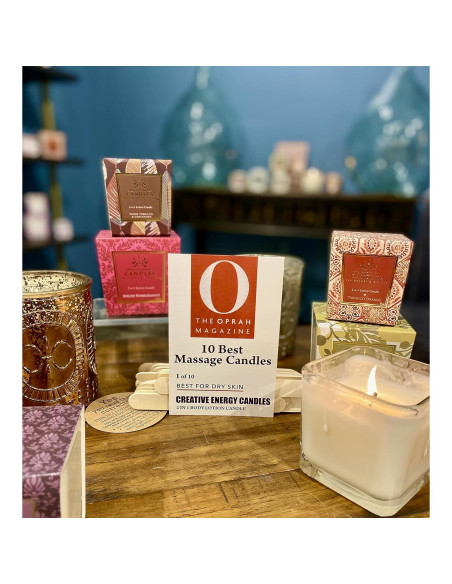 Vela Aromática de Soja Creative Energy 10 Oz - Cítricos, Albahaca y Menta Vela Aromática de Soja Creative Energy 10 Oz - Cítricos, Albahaca y Menta