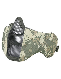 Máscara de Malla Airsoft AOUTACC ACU Plegable 42cm