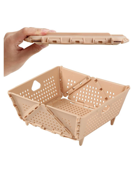 Colador Plegable DOPMEP Albaricoque 20x20 cm Libre BPA