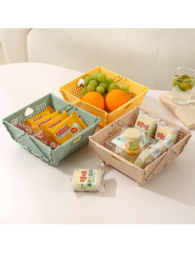 Colador Plegable DOPMEP Albaricoque 20x20 cm Libre BPA