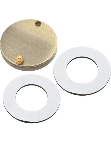 Cubierta de Mirilla de Latón Macizo Bronce Antiguo 30mm