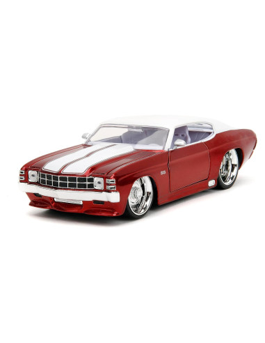 Coche Die-Cast 1:24 Jada Toys 1971 Chevy Chevelle Rojo