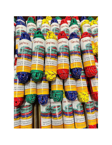 Cuerda de Polipropileno Trenzada SunnyFence 200ft 4 Colores