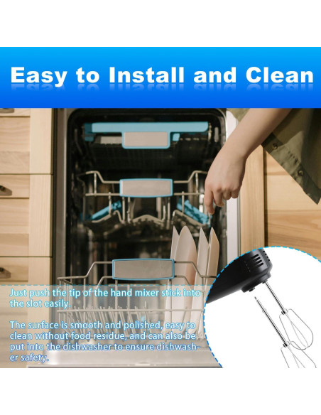 2 Accesorios de Batidores de Mezclador Lyreh X19092 Acero Inoxidable