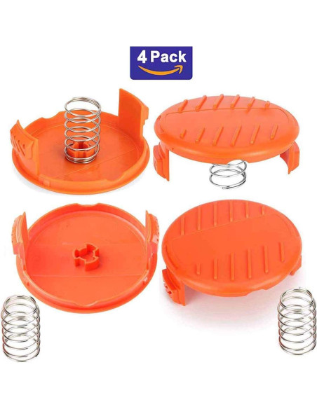 Paquete de 4 tapas de repuesto Black Decker para recortadora