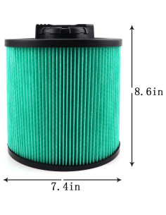 2 Filtros HEPA DXVC6914 + 2 Bolsas DXVA19-4101 DeWalt 2