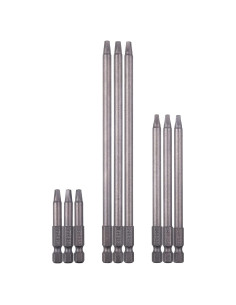 Juego de Puntas de Destornillador Magnéticas Rocaris SQ2 9 Pzs