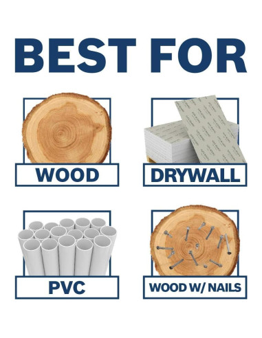 Hoja de Sierra de Calar Bosch T102H 10 TPI para PVC 3 Piezas