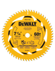 Hoja de sierra circular DEWALT 7-1/4" 60T DWA271460