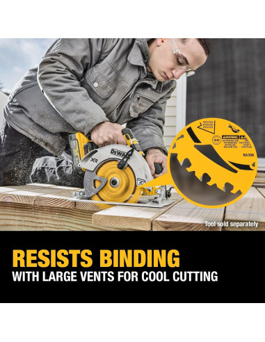 Hoja de sierra circular DEWALT 7-1/4" 60T DWA271460