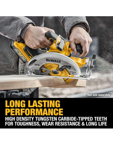 Hoja de sierra circular DEWALT 7-1/4" 60T DWA271460