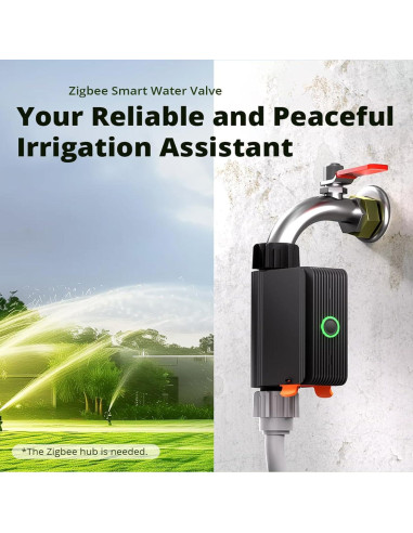 Válvula de Agua Inteligente Smilewolf Zigbee 3.0 Riego Automático