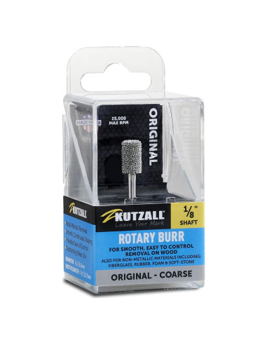 Fresa Rotativa Kutzall C-14-E, Gruesa, 6.35mm, Carburo