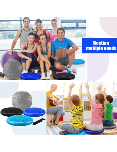 Cojines Inestables Inflables Sotiff 4 Pcs 34 cm con Bomba