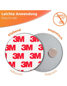 Soporte Magnético Autoadhesivo ECENCE 20pcs para Detector de Humo 2