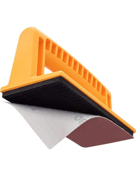 Bloque de Lijado POWERTEC con 40 Hojas de Lija 14.6x7.3cm