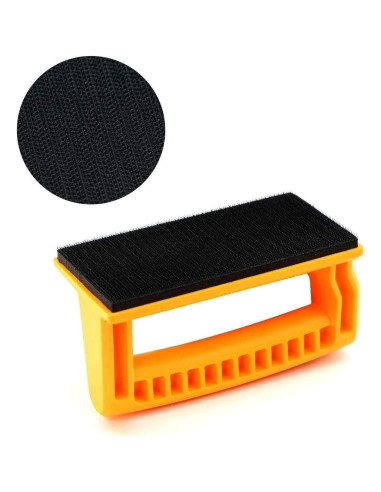 Bloque de Lijado POWERTEC con 40 Hojas de Lija 14.6x7.3cm