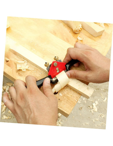 Cepillo de mano Lurrose de acero aleado 25x7cm para carpintería