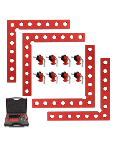 Abrazaderas de Esquina WolfPawn, Paquete de 4, Aluminio 90