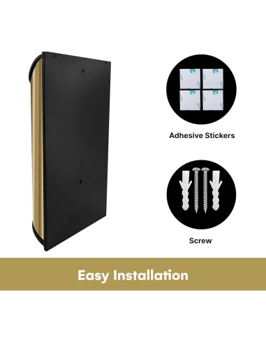 Dispensador de Bolsas de Plástico Greenco - Acero Inoxidable Cepillado