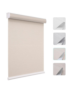 Persiana Enrollable Sin Cordón Changshade 198x248 cm Beige