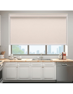 Persiana Enrollable Sin Cordón Changshade 198x248 cm Beige 2