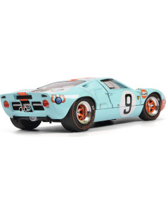 Coche Miniatura Coleccionable Ford GT40 Mk1 Azul 1:18 2