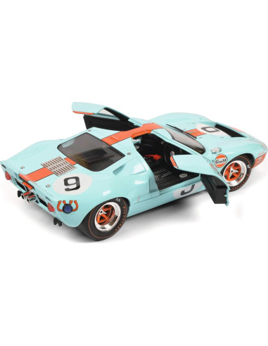 Coche Miniatura Coleccionable Ford GT40 Mk1 Azul 1:18