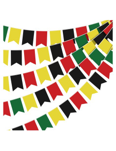 Banderines de Juneteenth Hestya 5 Pcs 19x27.5 cm Multicolor