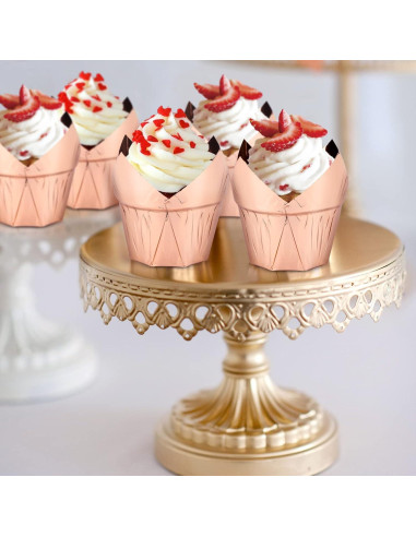 EUSOAR 50 Tazas de Aluminio Desechables 3.5oz para Postres