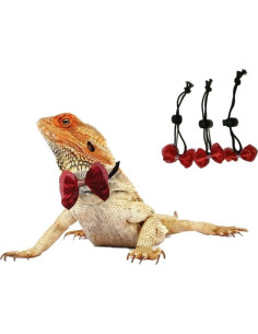 Arnés Ajustable para Lagartos Lebitfun S/M/L Verde y Rojo 2