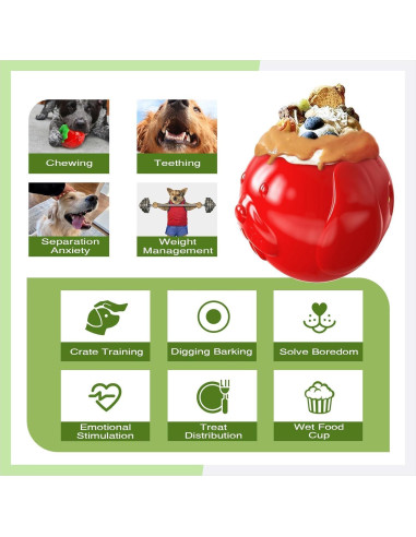 Juguete Masticable para Perros TLKNG Fresa Grande 321g