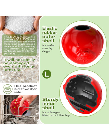 Juguete Masticable para Perros TLKNG Fresa Grande 321g