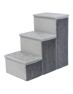 Escaleras para Mascotas TRIXIE de 3 Pasos Plegables con Almacenamiento