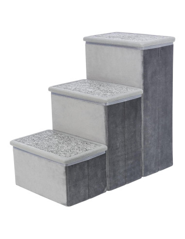 Escaleras para Mascotas TRIXIE de 3 Pasos Plegables con Almacenamiento