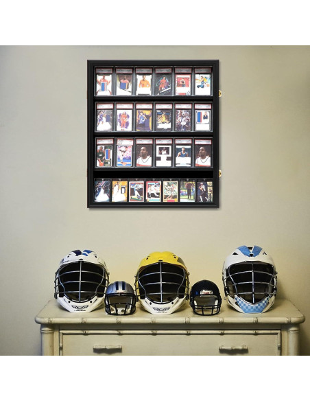 Exhibidor de Tarjetas Deportivas Temgee 24" Negro Vertical Exhibidor de Tarjetas Deportivas Temgee 24" Negro Vertical