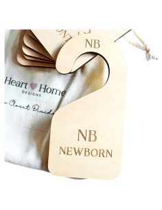 Divisores de Armario Doble Cara Heart and Home 7 Piezas