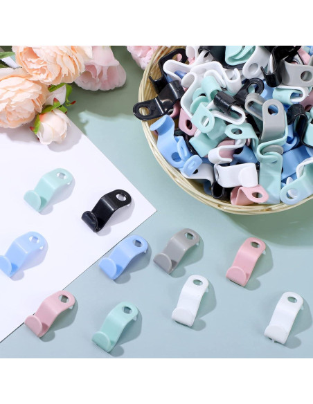 Ganchos Conectores para Perchas Fumete 300 Pcs Ahorra Espacio