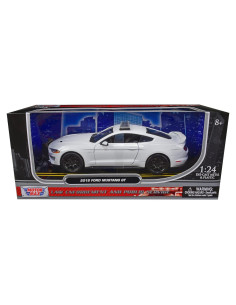 Coche de Policía Diecast Motormax 76979 Escala 1/24 Blanco