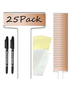 25 Etiquetas de Metal para Plantas Cureder - 15.5 cm Resistentes