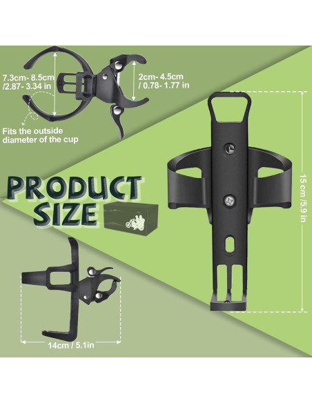 Soporte de Botella de Agua GLDYTIMES 360 para Bicicleta