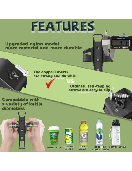 Soporte de Botella de Agua GLDYTIMES 360 para Bicicleta