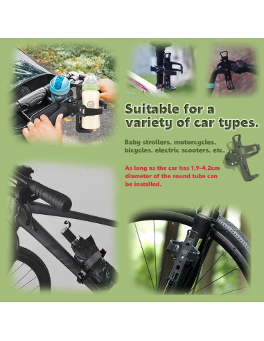 Soporte de Botella de Agua GLDYTIMES 360 para Bicicleta