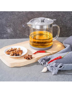 Contenedor de Grasa de Tocino de Vidrio TLIOCAS 1000ML con Colador 2