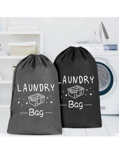 Bolsa de Lavandería Extra Grande Sylfairy 61x91 cm 2 Piezas
